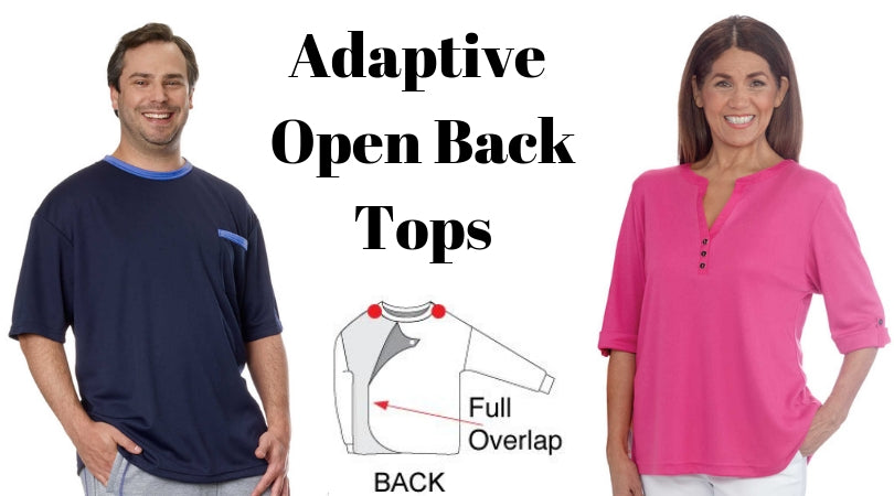 Adaptive Open Back Tops