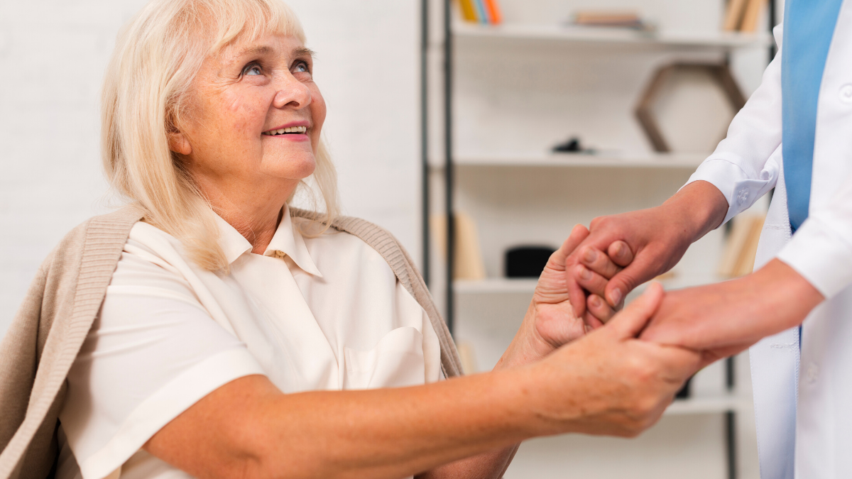 Caregivers with Alzheimer's patients