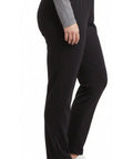 Women's Premium Cotton Stretch High-Waisted Black Leggings - Dressy Comfort in an Everyday Essential - Silverts 3