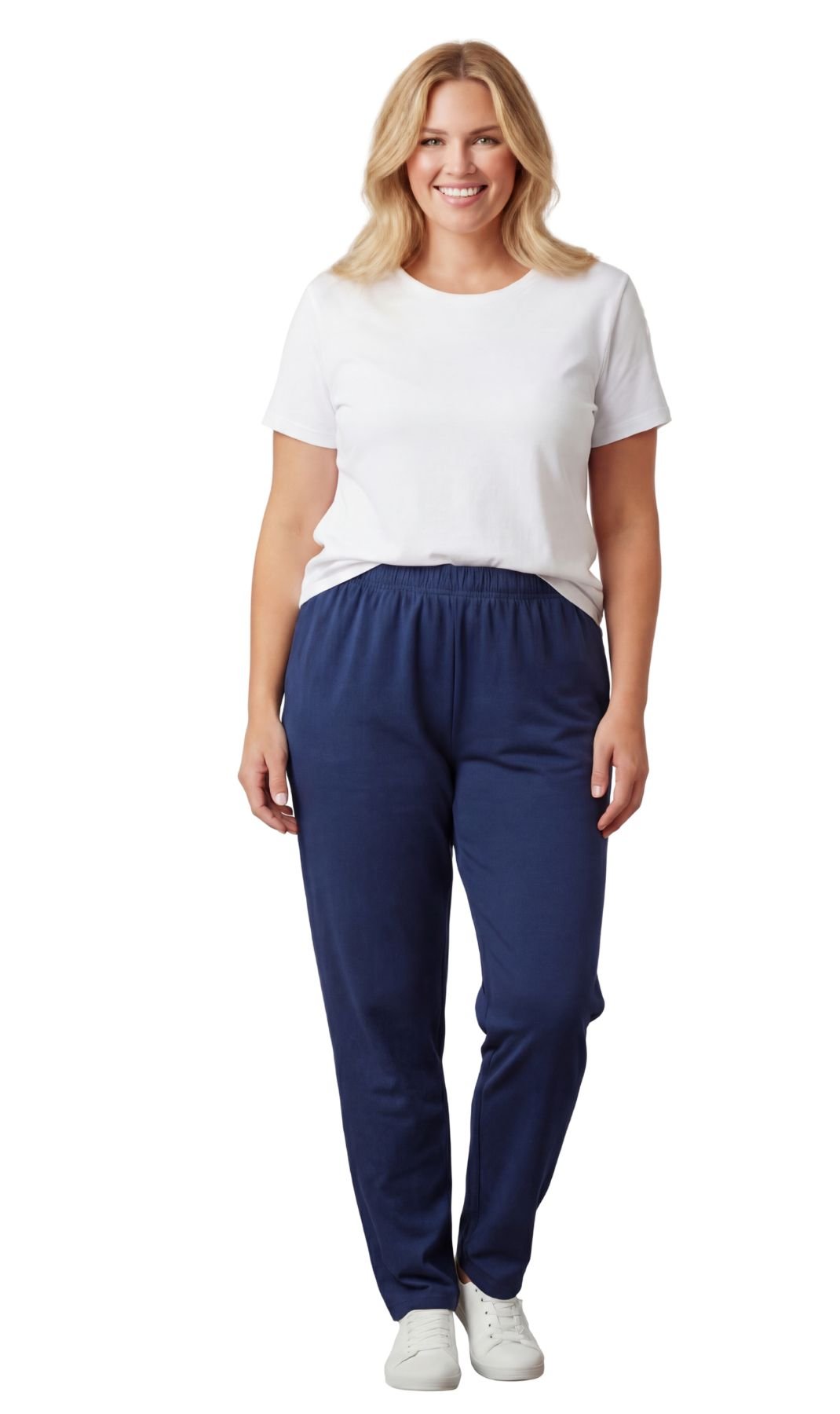 Women's Premium Cotton Stretch High-Waisted Black Leggings - Dressy Comfort in an Everyday Essential - Silverts 16
