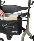 AeroWalk ™ Ultra-Lite Rollator, Gray - Silverts 3