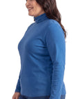Women's Relaxed fit Long Sleeved Turtleneck Top - Silverts 11