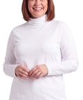Women's Relaxed fit Long Sleeved Turtleneck Top - Silverts 13