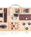 Wooden Fidget Busy Board for Adults with Altzheimer's, Dementia-friendly games
