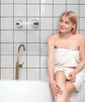 2-Pack: Shower Handle Grab Bars For Bathtubs And Showers - Silverts 8