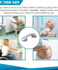 2-Pack: Shower Handle Grab Bars For Bathtubs And Showers - Silverts 2