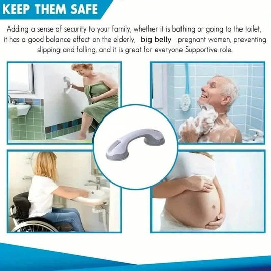 2-Pack: Shower Handle Grab Bars For Bathtubs And Showers - Silverts 2