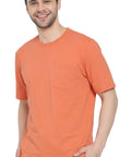 Men's Heavyweight Short Sleeve Crew Neck with Pocket T-Shirt - Silverts 20