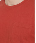 Men's Heavyweight Short Sleeve Crew Neck with Pocket T-Shirt - Silverts 14