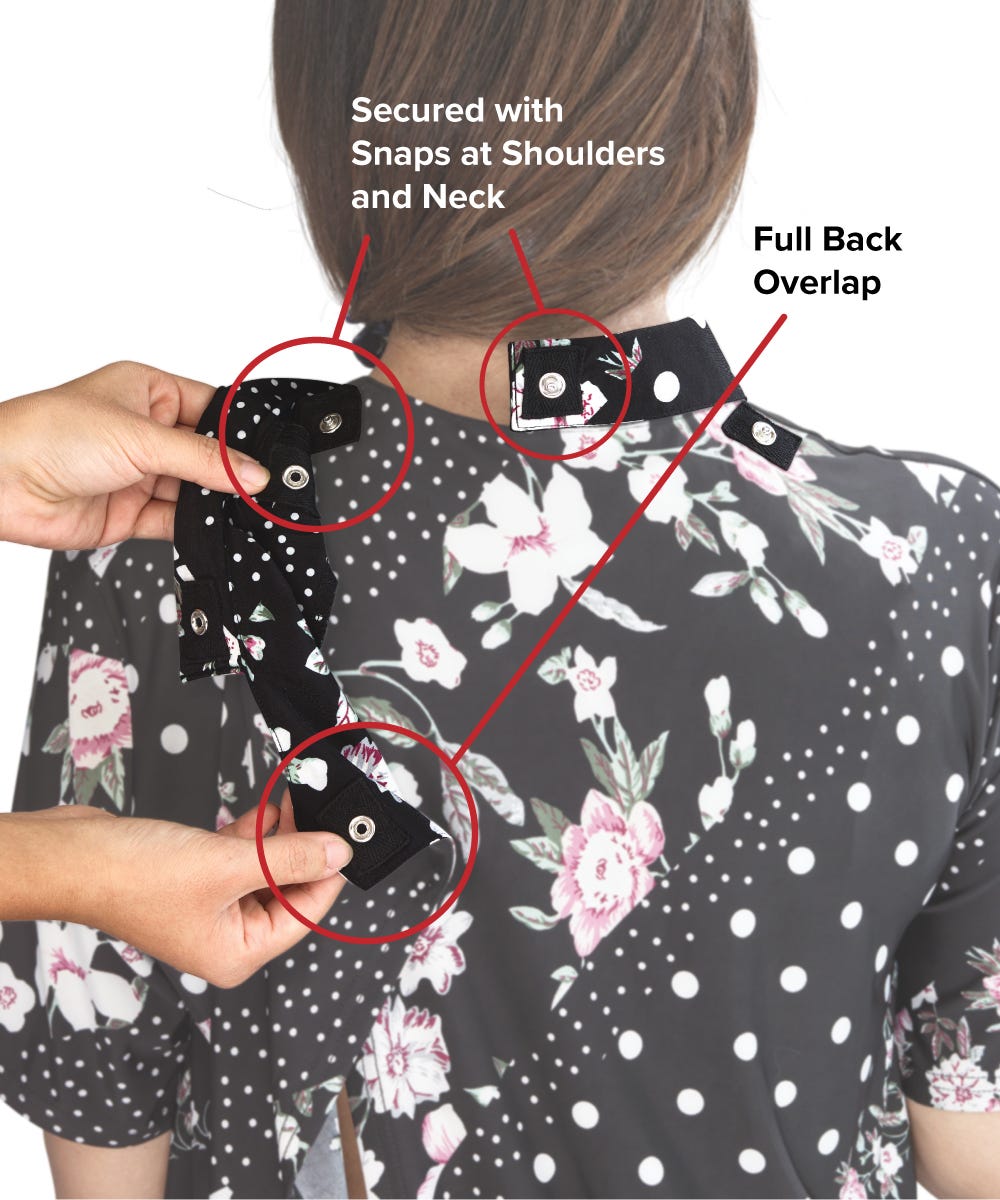 Women's Open Back Zipped Neckline Collared Top