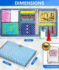 Fidget Blanket for Adults with Dementia & Alzheimer's, sensory activities for dementia patients - Silverts 3
