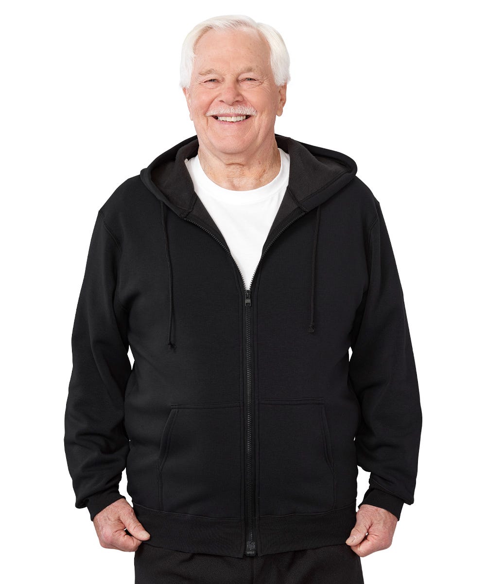 Men's Magnetic-Zipper Hoodie with Pockets - Clearance