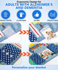 Fidget Blanket for Adults with Dementia & Alzheimer's, sensory activities for dementia patients - Silverts 5