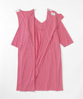 Women's No Peek Hospital & Home Care Gown with Lace Neckline - Clearance