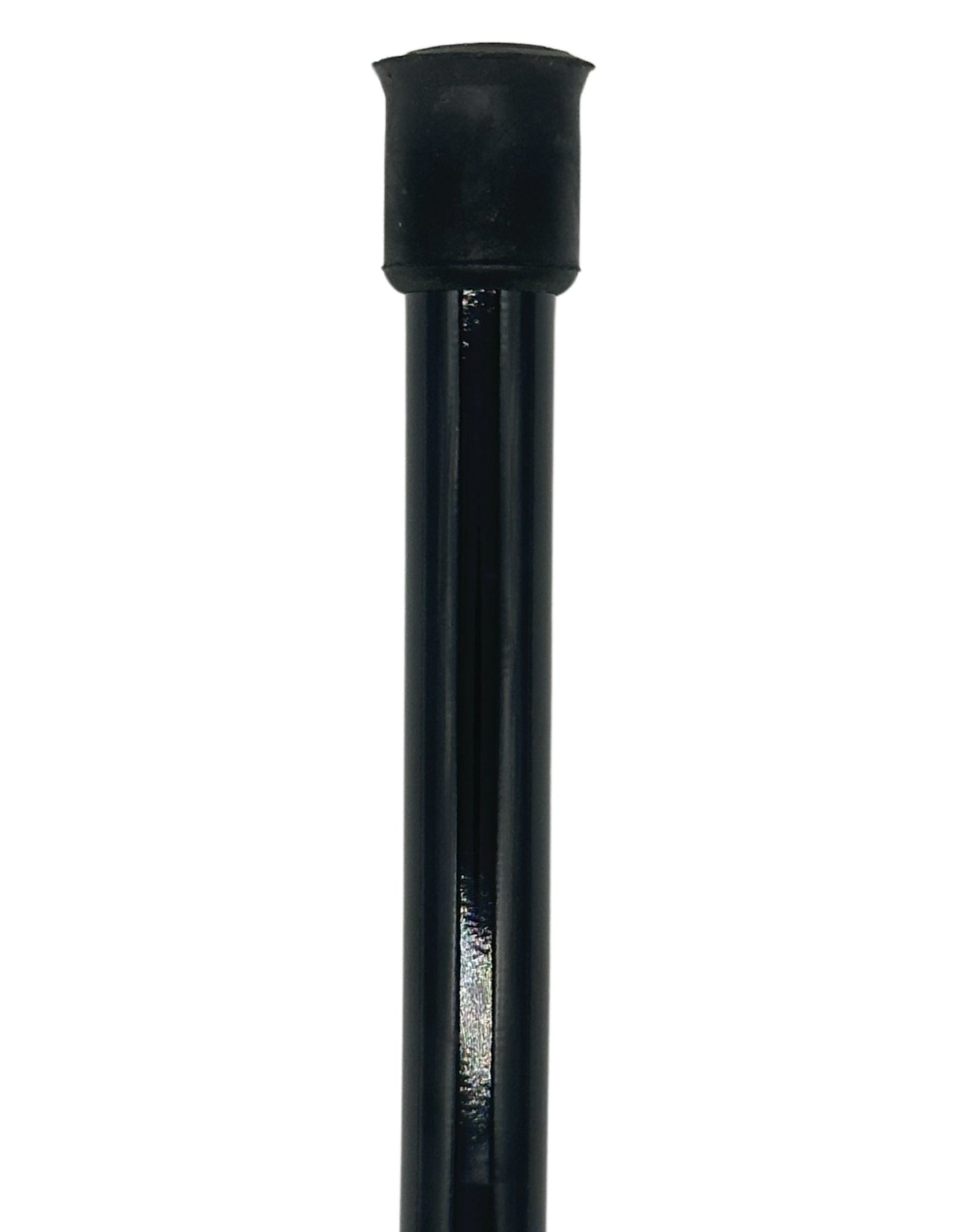 Classy Cane with Black Derby Handle in Italian Leather
