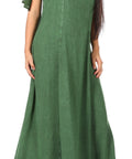 Sakkas Niam Women's Maxi Capelet Long Dress Celtic Medieval Renaissance Adjustable - Buy One Get One