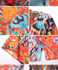 Sakkas Georgettina Flowy Rhinestone V Neck Long Caftan Dress/Cover Up
