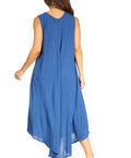 Sakkas Starlight Fourth Women's Tie Dye Caftan Tank Dress/Cover Up Beach Kaftan