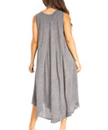 Sakkas Starlight Fourth Women's Tie Dye Caftan Tank Dress/Cover Up Beach Kaftan