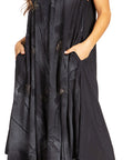 Sakkas Starlight Fourth Women's Tie Dye Caftan Tank Dress/Cover Up Beach Kaftan