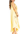 Sakkas Starlight Fourth Women's Tie Dye Caftan Tank Dress/Cover Up Beach Kaftan
