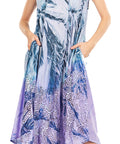Sakkas Starlight Fourth Women's Tie Dye Caftan Tank Dress/Cover Up Beach Kaftan