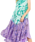 Sakkas Starlight Fourth Women's Tie Dye Caftan Tank Dress/Cover Up Beach Kaftan
