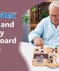 Wooden Fidget Busy Board for Adults with Altzheimer's, Dementia-friendly games - Silverts 6