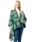 Reversible Snowflake Pattern Ruana