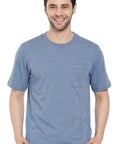 Men's Heavyweight Short Sleeve Crew Neck with Pocket T-Shirt - Silverts 7