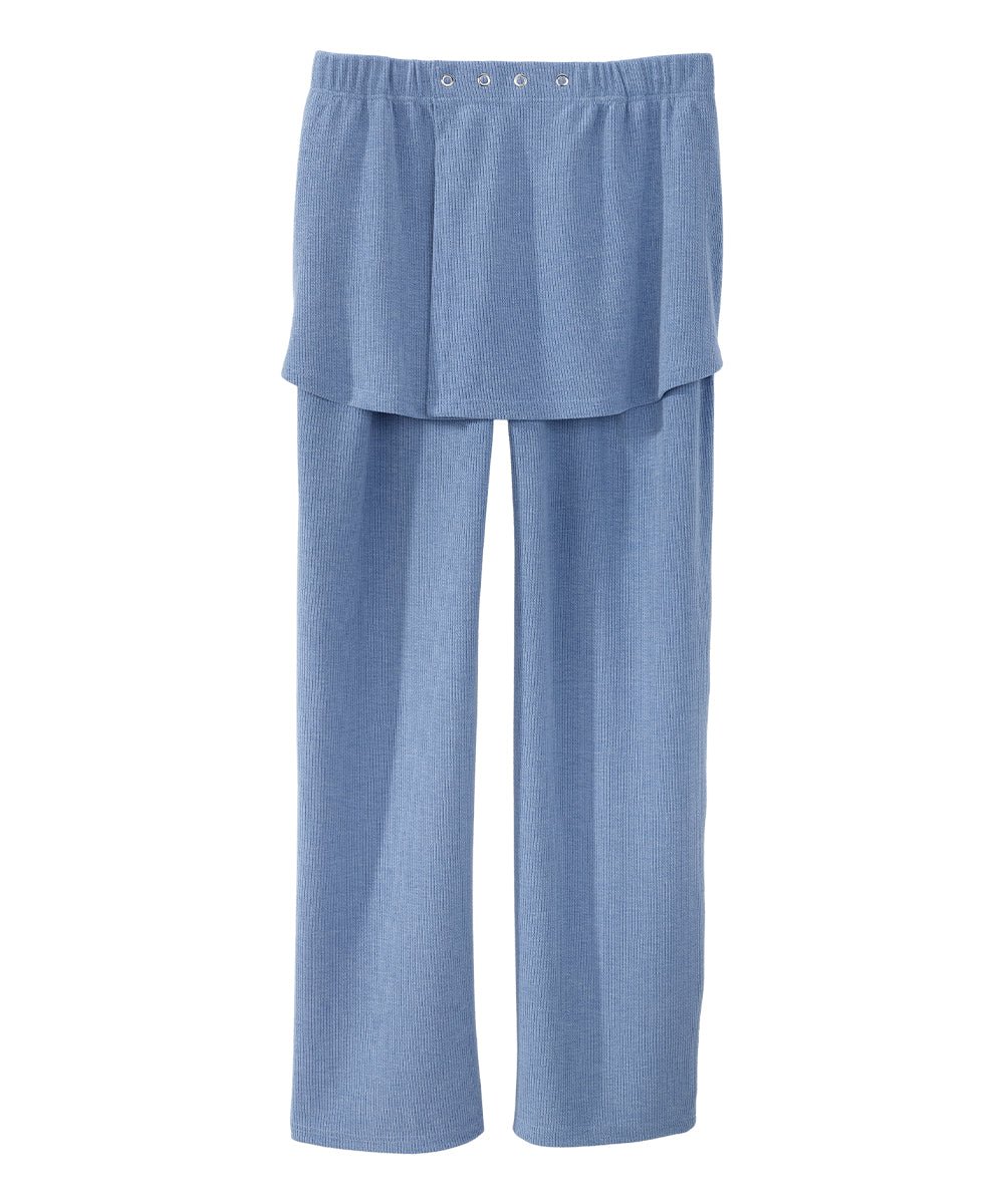 Women's Open Back Soft Ribbed Pants - Silverts 10