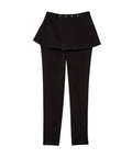 Faux Leather Open Back Leggings