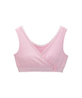 Women's Lace Trim Easy Close Bralette - Silverts 1