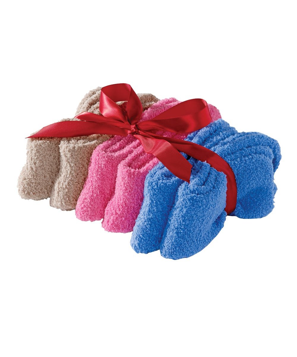 Unisex Hospital Slipper-Grip Socks - 6 Pack - Clearance