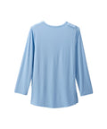 Women's Open Back Embellished Long Sleeve Top - Silverts 5