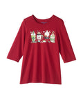 Women's Open Back Seasonal Print Top - Silverts 1