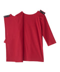Women's Open Back Seasonal Print Top