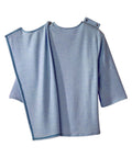 Women's Open Back 3/4 Sleeve Soft Knit Top - Silverts 15