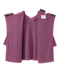 Women's Open Back 3/4 Sleeve Soft Knit Top - Silverts 23