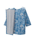 Women's Open Back 3/4 Sleeve Soft Knit Top - Silverts 2