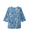 Women's Open Back 3/4 Sleeve Soft Knit Top - Silverts 4