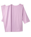 Women's Open Back 3/4 Length Sleeve Top with Embroidery