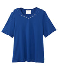 Women's Soft Embroidered Adaptive Top - Silverts 52