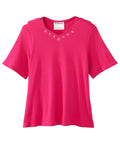 Women's Soft Embroidered Adaptive Top - Silverts 64