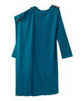 Women's No Peek Hospital & Home Care Gown with Lace Neckline - Silverts 51