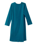 Women's No Peek Hospital & Home Care Gown with Lace Neckline - Silverts 53