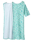 Open Back Knit Nightgown with Lace Trim - Clearance