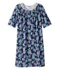 Open Back Knit Nightgown with Lace Trim - Clearance - Silverts 11