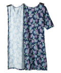Open Back Knit Nightgown with Lace Trim - Clearance - Silverts 12