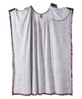 Open Back Knit Nightgown with Lace Trim